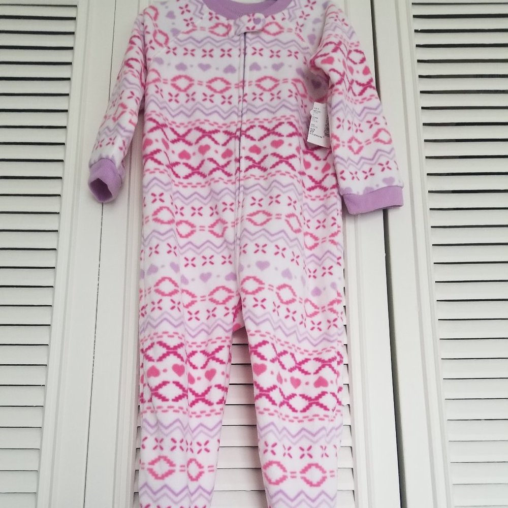 2T Girl Footsie bodysuit